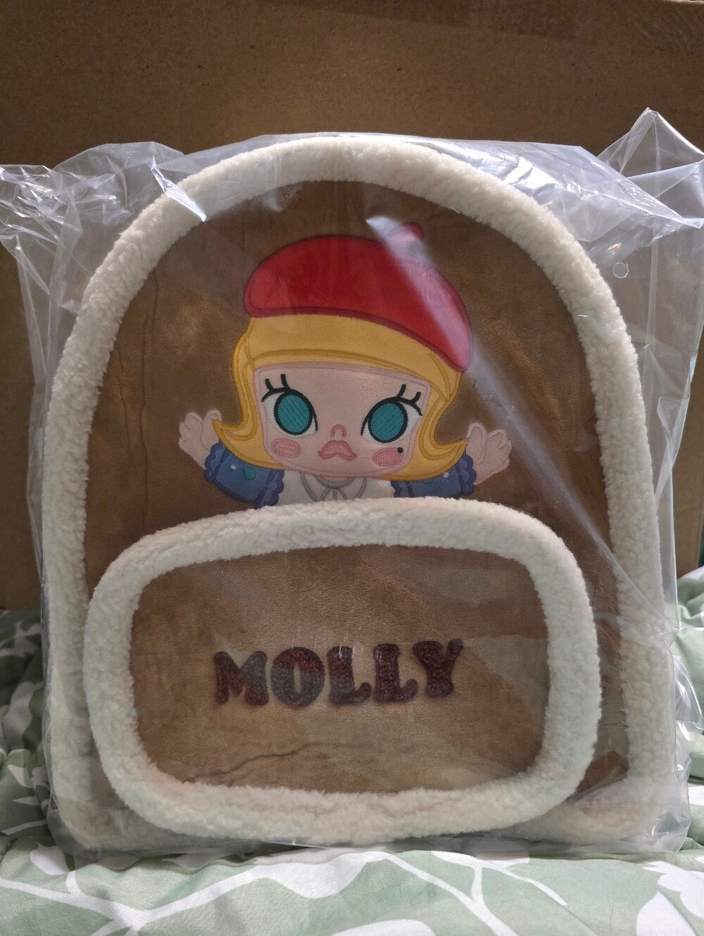 POP LAND MOLLY Suede Leather Backpack- Classic Bag Series